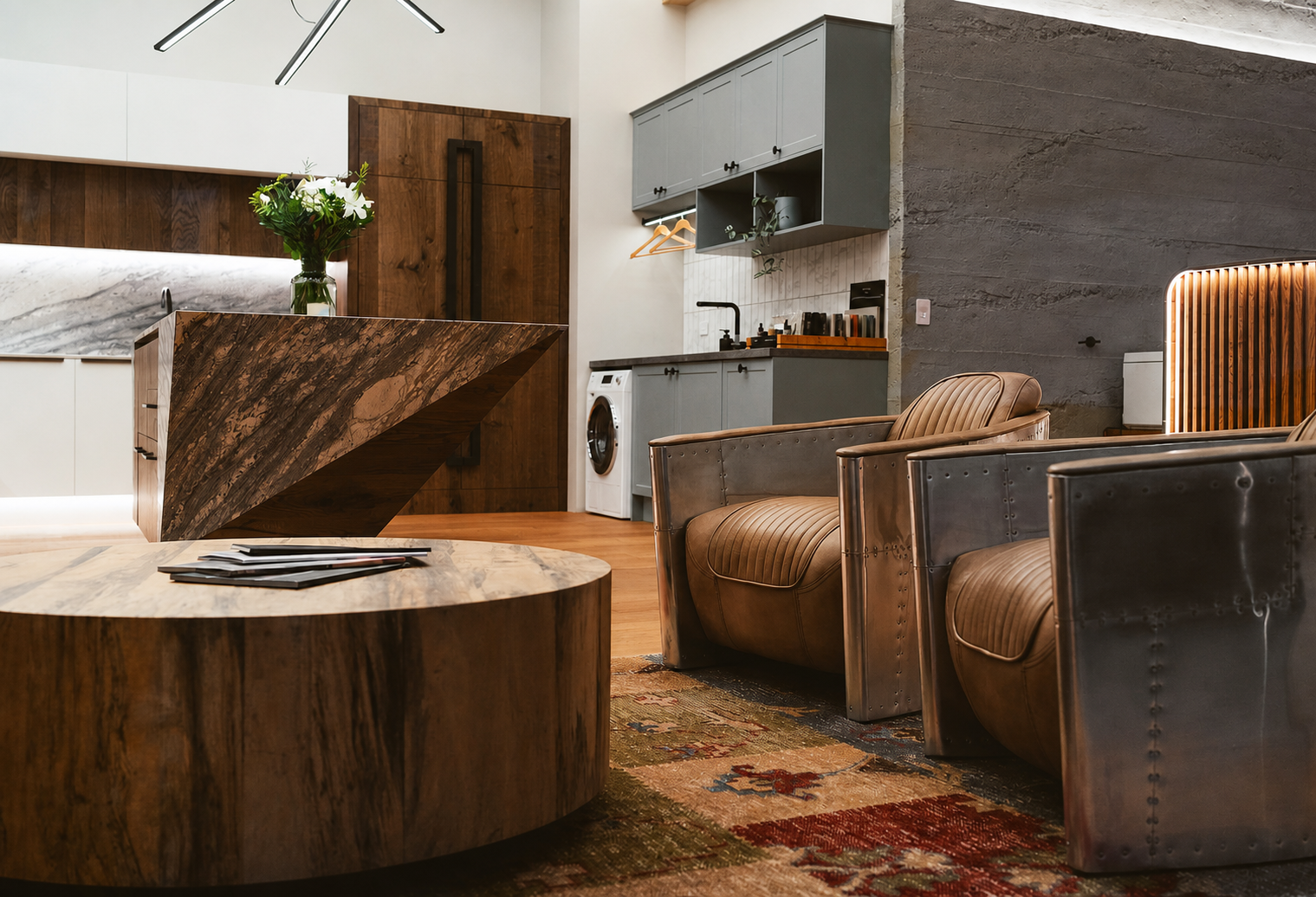 North Interiors Kerikeri showroom with kitchen, laundry and custom cabinetry displays